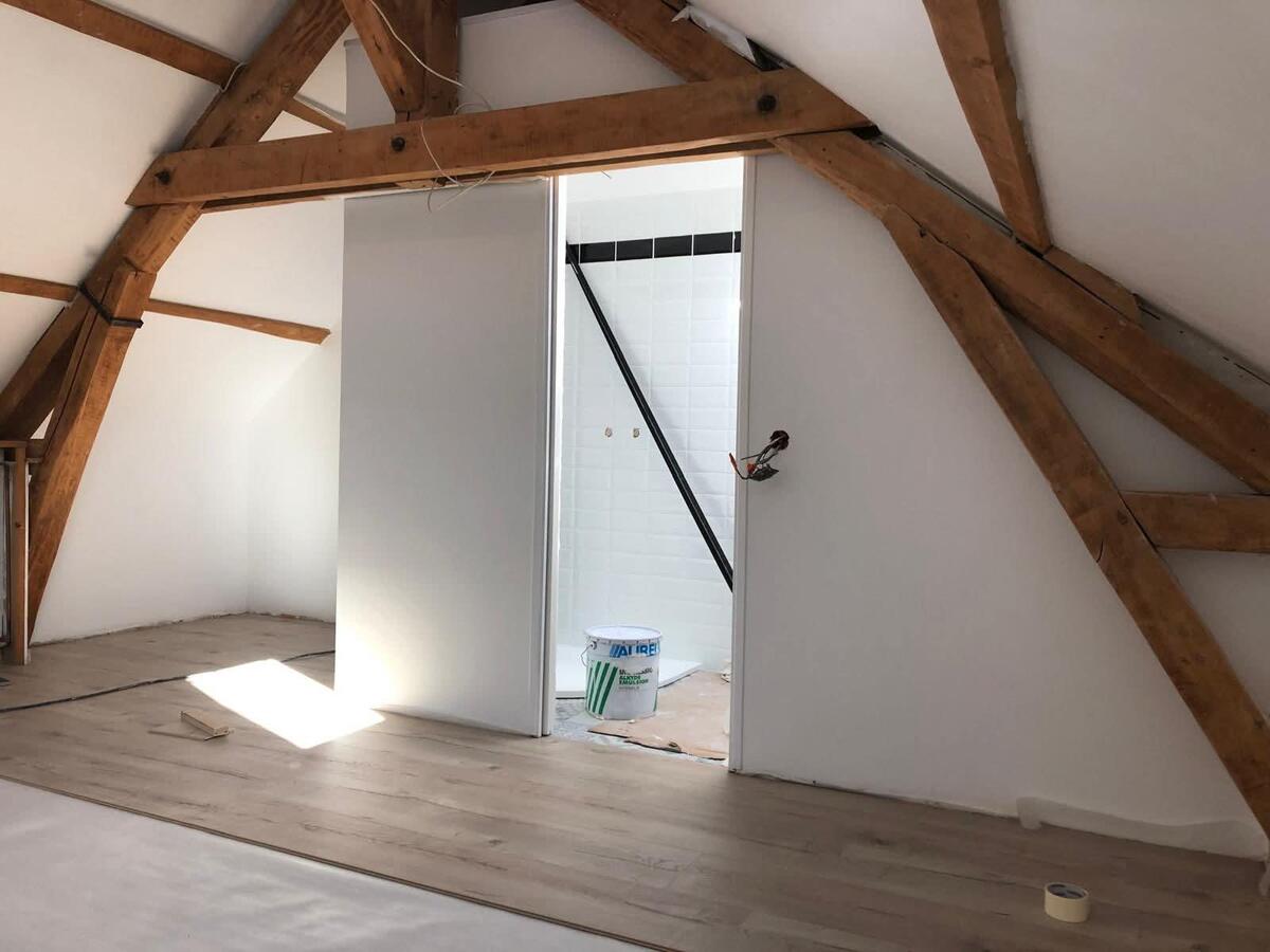 Rénovation des chambres en comble avec création de salle de bain